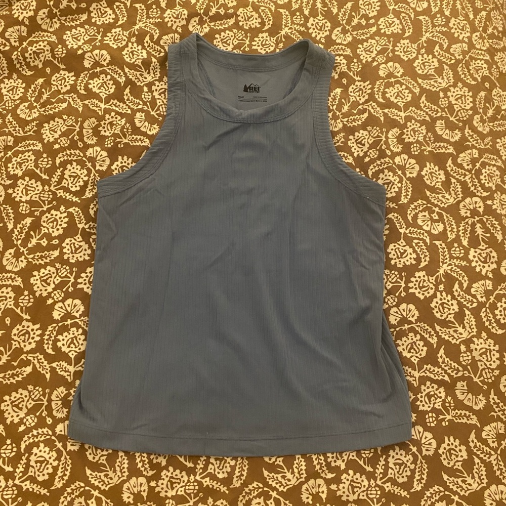 REI Light Blue Sleeveless Top